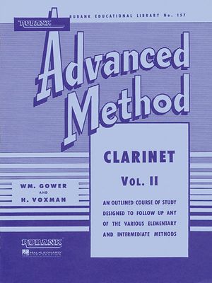 Rubank Advanced Method - Clarinet Vol. 2 image number 0