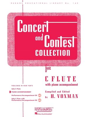 Concert and Contest Collection : C Flute - Piano Accompaniment image number 0