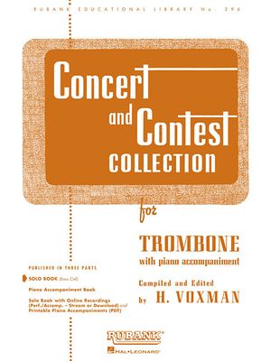 Concert and Contest Collection for Trombone; Solo Book Only image number 0