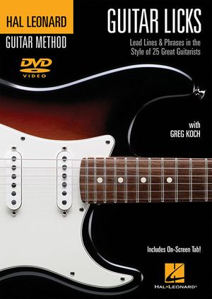 Guitar Licks: Lead Lines & Phrases in the Style of 25 Great Guitarists image number 0
