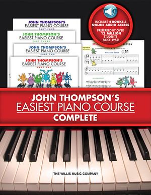 John Thompson's Easiest Piano Course - Complete; 4-Book/Audio Boxed Set image number 0