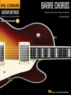 Barre Chords; A Beginner's Guide with 18 Pop and Rock Hits Hal Leonard Guitar Method With CD (Audio) image number 0