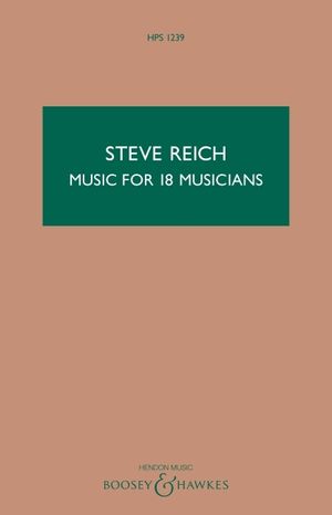 Music for 18 Musicians; For Ensemble image number 0