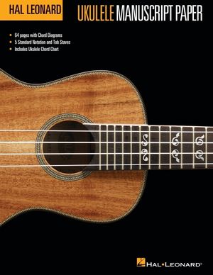 Hal Leonard Ukulele Manuscript Paper image number 0