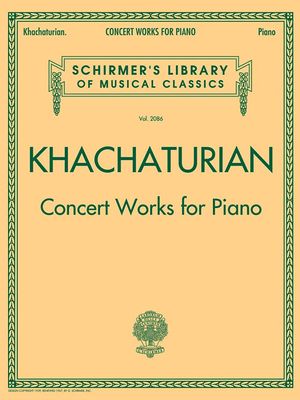 Concert Works for Piano: Schirmer Library of Classics Volume 2086 image number 0