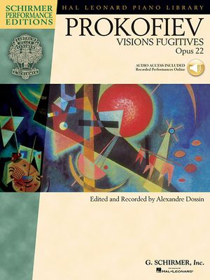 Sergei Prokofiev - Visions Fugitives, Op. 22; With Access to Online Audio of Performances With CD (Audio) image number 0