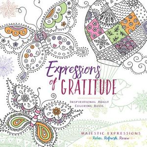 Expressions of Gratitude: Inspirational Adult Coloring Book image number 0