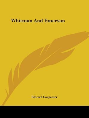 Whitman And Emerson image number 0