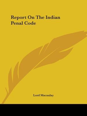 Report on the Indian Penal Code image number 0