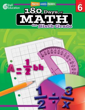 180 Days of Math for Sixth Grade: Practice, Assess, Diagnose image number 0