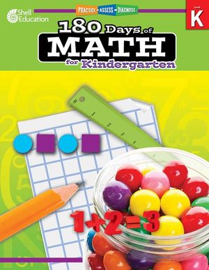 180 Days of Math for Kindergarten: Practice, Assess, Diagnose image number 0