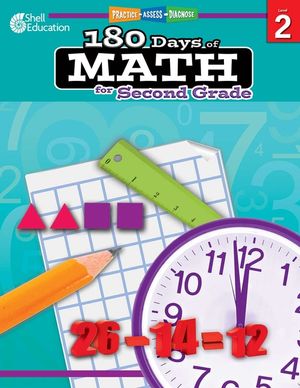 180 Days of Math for Second Grade: Practice, Assess, Diagnose image number 0
