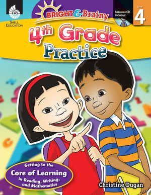 Bright & Brainy: 4th Grade Practice: 4th Grade Practice [With CDROM] image number 0