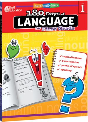 180 Days of Language for First Grade: Practice, Assess, Diagnose image number 0
