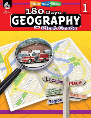 180 Days of Geography for First Grade: Practice, Assess, Diagnose image number 0