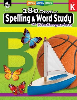 180 Days of Spelling and Word Study for Kindergarten: Practice, Assess, Diagnose image number 0
