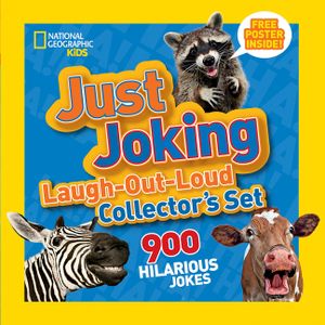 National Geographic Kids Just Joking Laugh-Out-Loud Collector's Set: 900 Hilarious Jokes image number 0