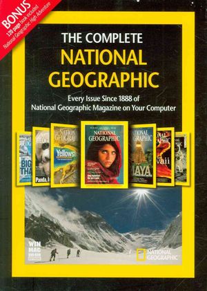 The Complete National Geographic : Every Issue Since 1888 Of National Geographic Magazine on Your Computer image number 0