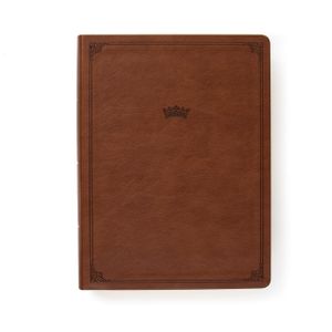 CSB Tony Evans Study Bible, British Tan Leathertouch: Study Notes and Commentary, Articles, Videos, Easy-To-Read Font image number 0