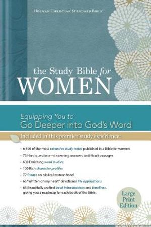 Study Bible for Women-HCSB-Large Print image number 0