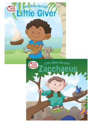 The Little Giver/Zacchaeus Flip-Over Book image number 0