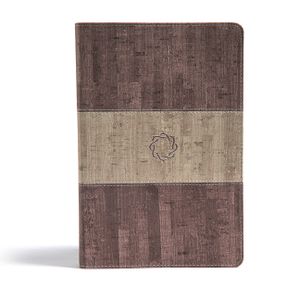 CSB Essential Teen Study Bible, Weathered Gray Cork Leathertouch image number 0