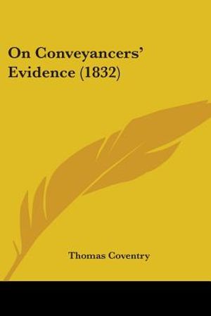 On Conveyancers' Evidence (1832) image number 0