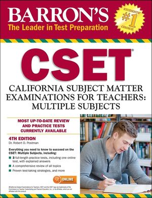 Cset: California Subject Matter Exams for Teachers: Multiple Subjects image number 0