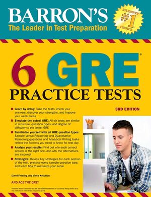 6 GRE Practice Tests image number 0
