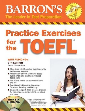 Barron's Practice Exercises for the TOEFL [With 6 CDs] image number 0