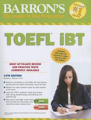 Barron's TOEFL IBT with Audio Compact Discs [With 10 CDs] image number 0