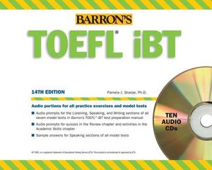 Barron's TOEFL IBT Audio Compact Disc Package image number 0