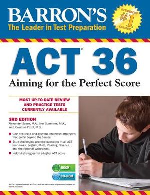 Barron's ACT 36: Aiming for the Perfect Score [With CDROM] image number 0