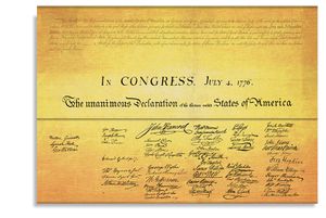 Paperblanks Declaration of Independence Document Folder Wrap Closure image number 0