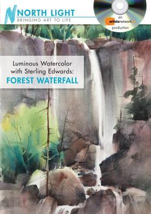 Luminous Watercolor with Sterling Edwards - Forest Waterfall image number 0