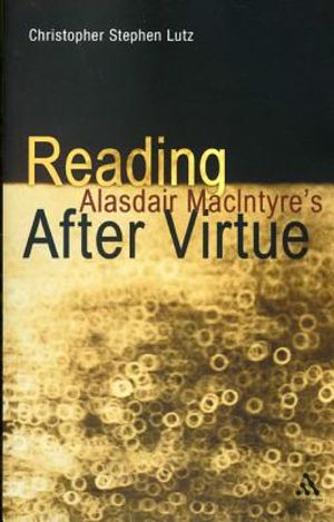 Reading Alasdair Macintyre's After Virtue image number 0