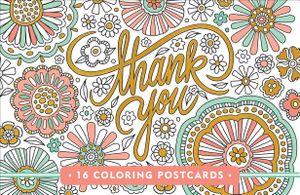 Coloring Postcards Thank You image number 0