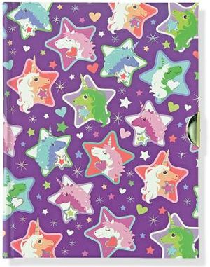 Sparkly Unicorns Locking Journal (Diary, Notebook) image number 0