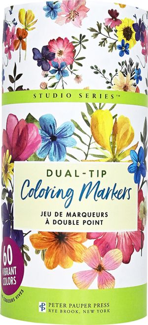 Studio Series Dual-Tip Coloring Markers (Set of 60) image number 0