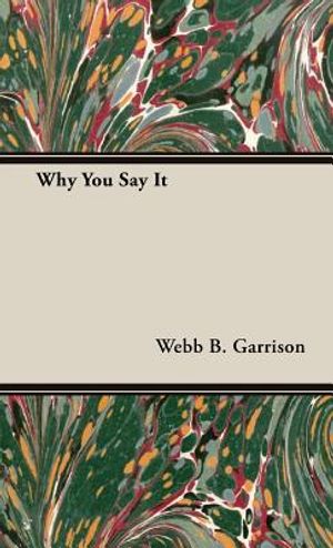 Why You Say It image number 0