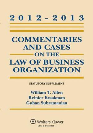 Commentaries and Cases on the Law of Business Organization image number 0