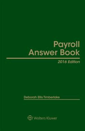 Payroll Answer Book, 2016 Edition image number 0