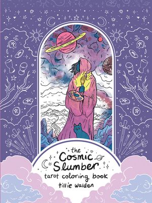 Cosmic Slumber Tarot Coloring Book image number 0