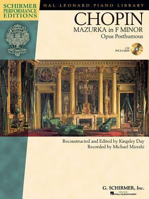 Chopin: Mazurka in F Minor, Opus Posthumous With CD (Audio) image number 0