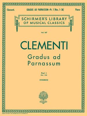 Gradus Ad Parnassum - Book 1: Schirmer Library of Classics Volume 167 Piano Solo image number 0