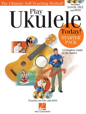 Play Ukulele Today! Starter Pack: A Complete Guide to the Basics [With 2 CDs and DVD] image number 0