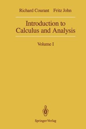 Introduction to Calculus and Analysis: Volume I image number 0