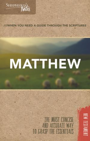 Shepherd's Notes: Matthew image number 0