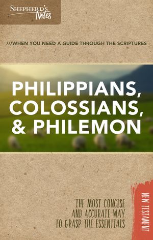 Shepherd's Notes: Philippians, Colossians, Philemon image number 0