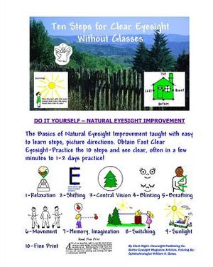 Ten Steps For Clear Eyesight Without Glasses: A Quick Course (Black & White Edition) image number 0